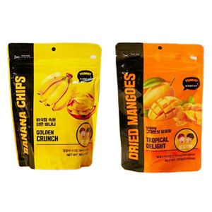 [신제품 특가세일] 낄낄상회 혼합칩세트 드라이망고 바나나칩